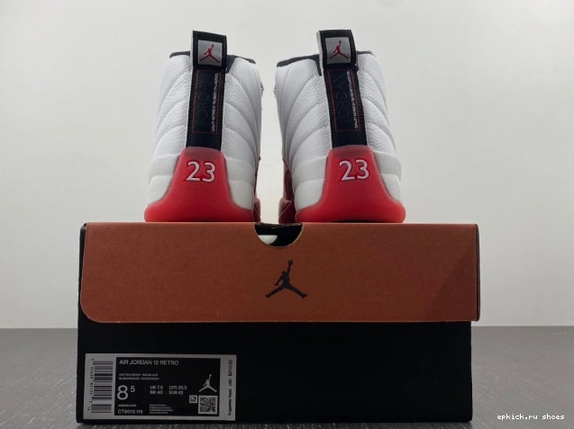 Rep 12 Air Jordan Cherry 130690-110 Retro 0701